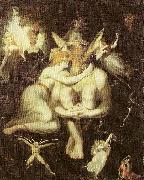 Johann Heinrich Fuseli Titania liebkost den eselkopfigen Bottom oil painting